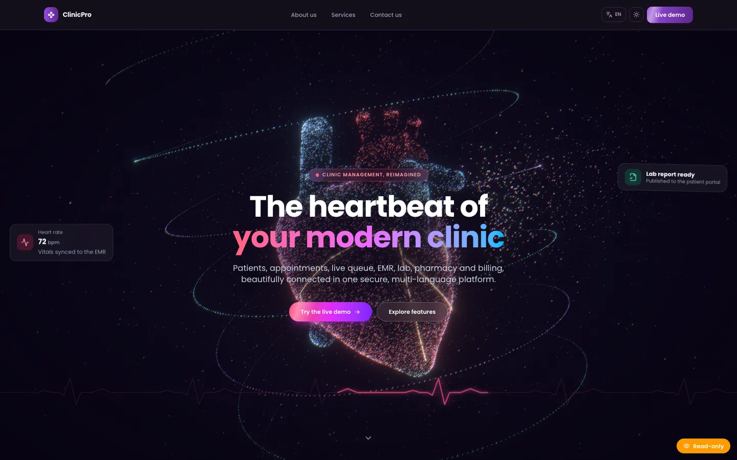 ClinicPro – Multi-tenant Clinic & Practice Management SaaS (Next.js + MongoDB)