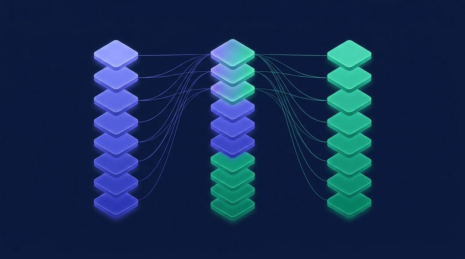 Illustration of two ranked columns merging into one
