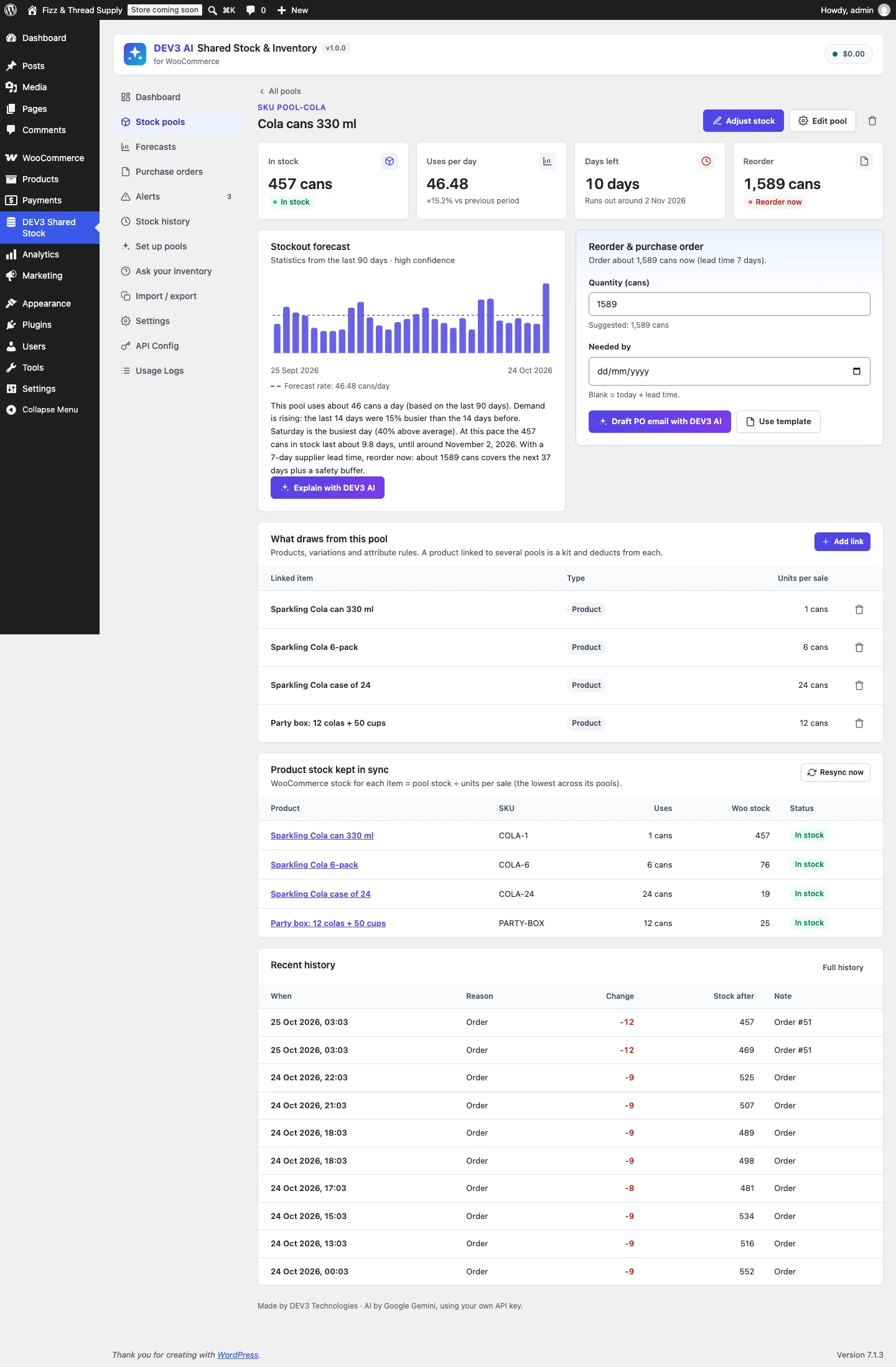 DEV3 Technologies · own product