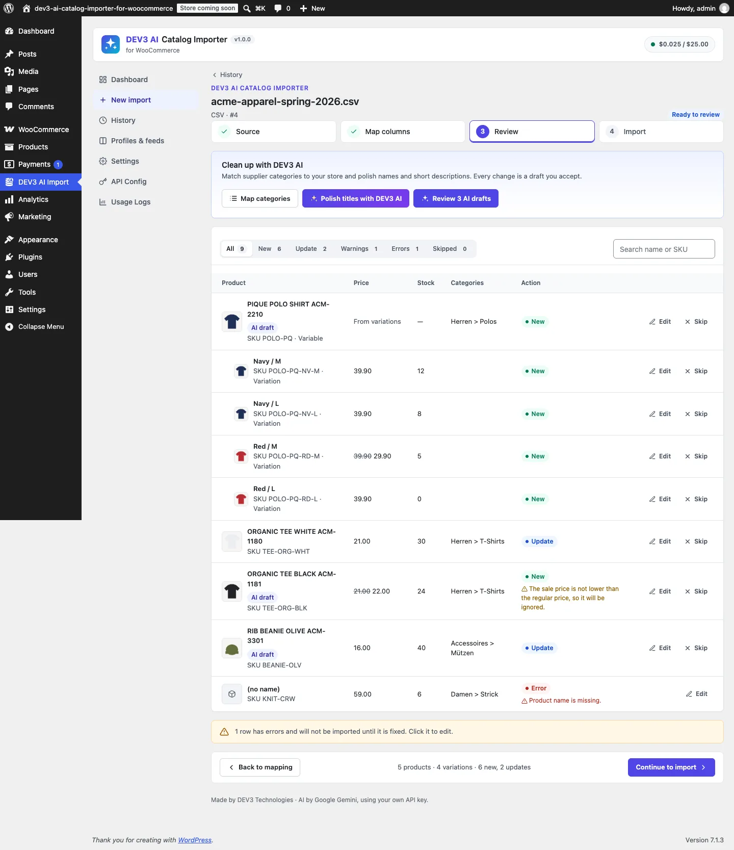 DEV3 Technologies · own product