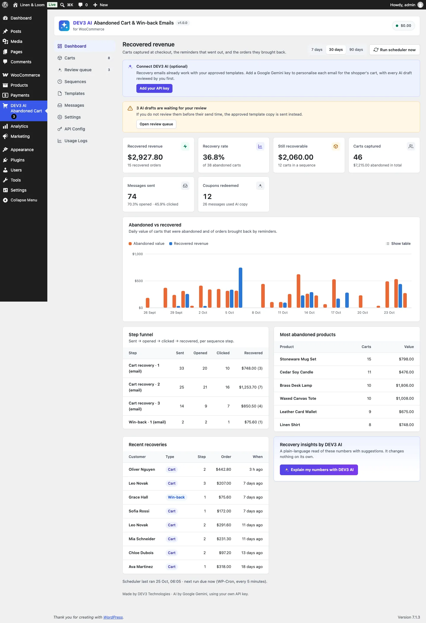 DEV3 Technologies · own product