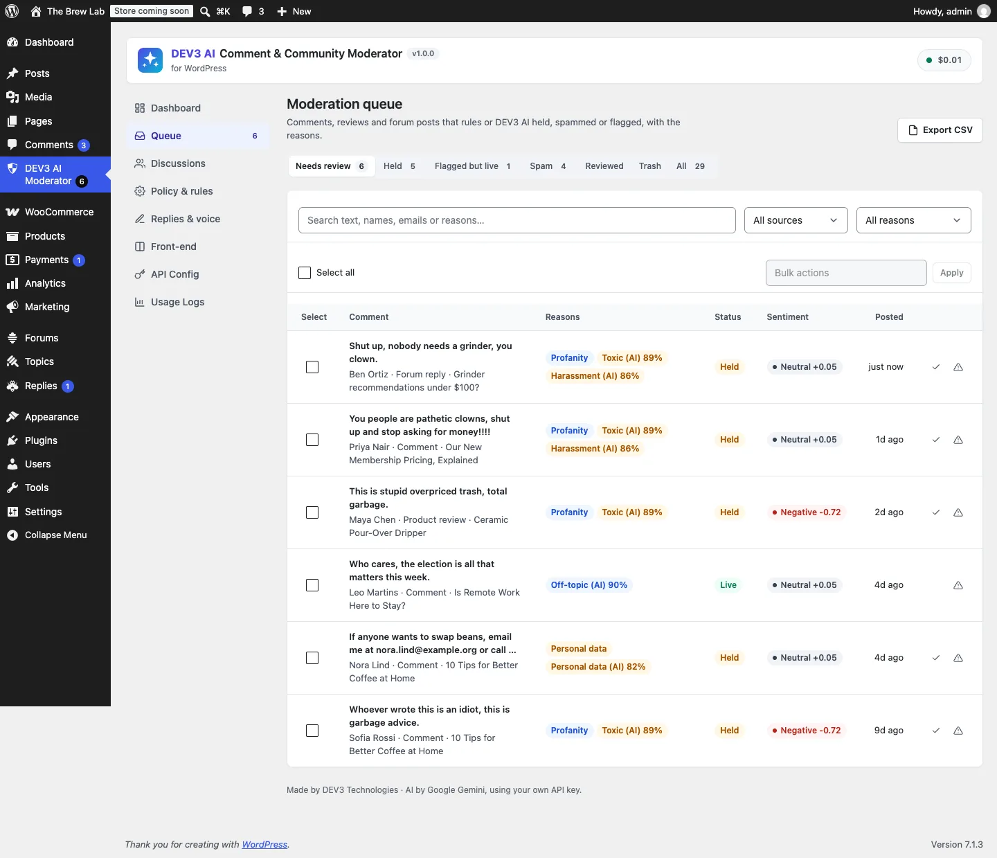 DEV3 Technologies · own product