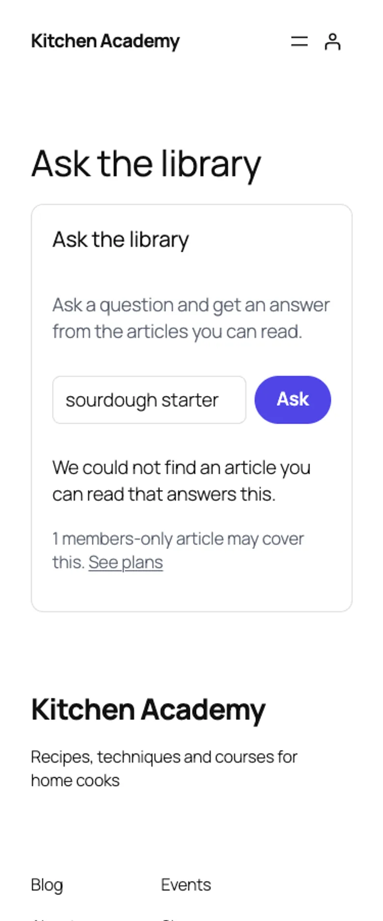 Ask the library on a phone
